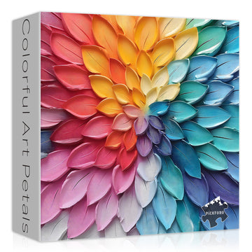 Petali d'arte colorati puzzle puzzle 1000 pezzi